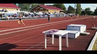 Финальные забеги на 400 м - девушки 2009-2010 г.р. (СК "Приморец", 10.09.2022)
