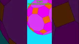 Great Rhombicosidodecahedron #shorts