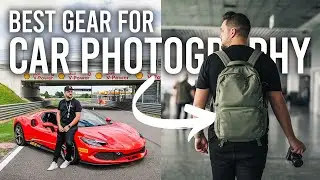 The Best Camera Gear For Car Photography | What's In My Camera Bag 2024!