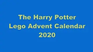 Harry Potter Lego Advent Calendar 2020