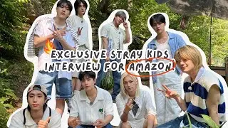 Exclusive STRAY KIDS interview for AMAZON!
