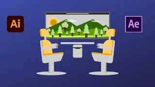 Flat Design  Illustrator to After Effects Animation