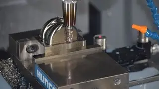 MILLSTAR USA Quad Force Machining a Knee Replacement Ti 6AL4V