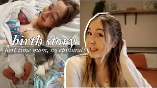 Birth Story 🤍 | When the epidural doesn’t get there in time…