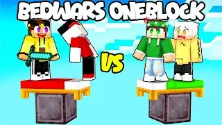 BEDWARS 2 vs 2 IN UN SOLO BLOCCO - LOCO e MARCY vs NICO e ZEYXON - MINECRAFT ITA