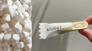 How to make nougat from marshmallows