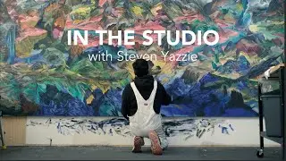 Using nature's forms of change as inspiration for painting with Steven Yazzie | In The Studio