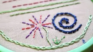 Learn Hand Embroidery with Me Pt. 1: Chain, Stem, Straight & Back Stitches