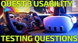 Quest 3 Sim Racing Battery Life Test, PC VR Specs and More | Answering your Questions