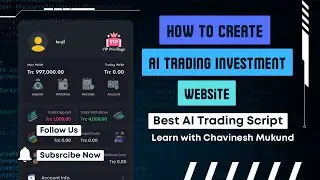 AI Trading Investment website Kaise Banaye ! How To Create AI Trading Website