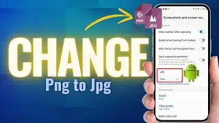How to Change PNG to JPG on Android