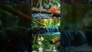 Soothing Bamboo Water Fountain Sounds | Relax & Calm Your Soul