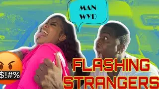 FLASHING STRANGERS While He DRIVES To See His Reaction...