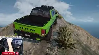 OFF ROADING Toyota Hilux vs Ram 1500 TRX - GTA V PXN V9 Gameplay P.2
