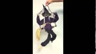 HW9469 | Animated Swinging/Talking Witch on Broom