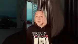 Receptive skills. Follow for more! #annazavarzina #teachingenglish #howtoteach