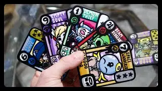 DESIGNING MY OWN TRADING CARDS - MOLOTOW ONE4ALL PAINT MARKERS