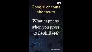 Google chrome shortcuts | #1 