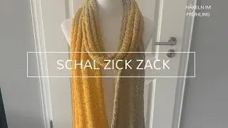Häkeln für Anfäger: Schal Zick Zack Muster