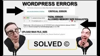 How to Fix WordPress Critical Error and Allowed Memory Size Error | Hosting Tuition