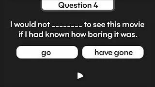 Third conditional in English Grammar Quiz