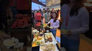 ⁠​⁠@YouTube how could you not say yes to free food!😂😭#fypシ゚ #relateble #vidsummit  #viral