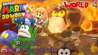 Super Mario 3D World: Peach's Mini-Playthrough ~ World 4