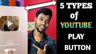 YouTube Creator Awards 2021 ll 5 TYPES OF YOUTUBE PLAY BUTTON