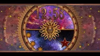Space Clock Live Wallpaper