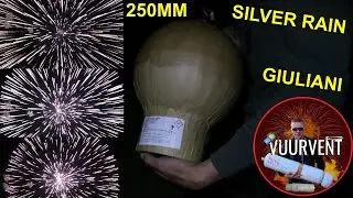 10" Inch Silver Rain - Giuliani - DIKKE ITALIAANSE SHELL - VUURWERK - FIREWORKS - FUOCHI D'ARTIFICIO