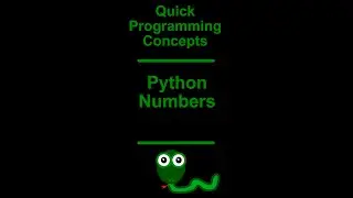 Python Programming, Number Data Type