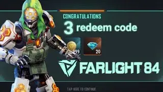 [Farlight 84] 3 redeem code (use it fast)