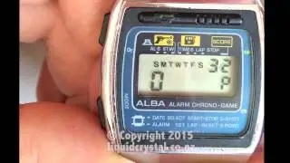 Alba game watch Y760-5000