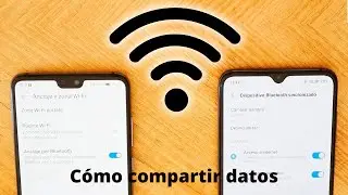 How to share data from one mobile phone to another and know my password