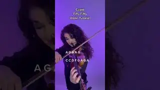 Cupid Fifty Fifty, Violin Tutorial by Susan Holloway #violintutorial #violin #violincover