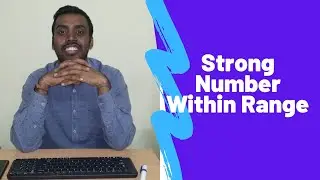 Strong Number Within Range In C Programming  😀