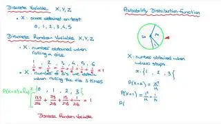 Discrete Random Variables and Probability Distribution Functions