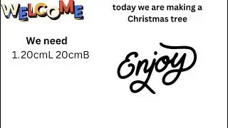 how to make Christmas 🎄 tree