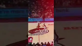 Dame Dolla and Kuz Trade Half Court Bombs 💣 🎯 #shorts