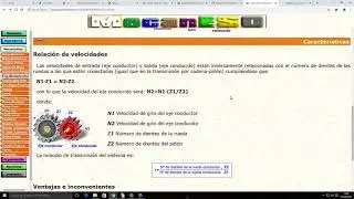 MECANISMOS - ENGRANAJES - Relación de transmisión