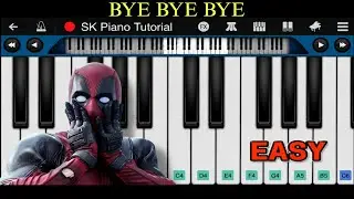 Bye Bye Bye - NSYNC (Deadpool And Wolverine) | 100% PIANO TUTORIAL on Perfect Piano App