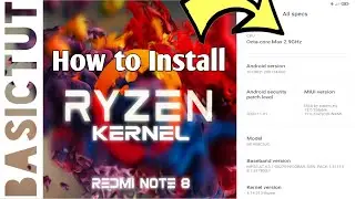 How to install RYZEN kernel on REDMI NOTE 8 MIUI12 EU ROM 12.0.3 | any android devices