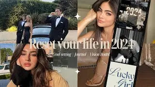 8 Easy ways to reset for 2024 | New year Plan | Vision board