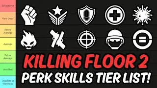Killing Floor 2 Perk Skills Tier List!