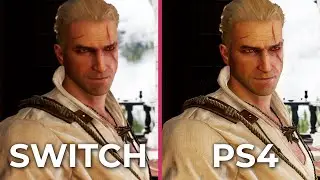 The Witcher 3 – Switch (Docked) vs. PS4 Frame Rate Test Graphics Comparison