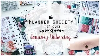 The Planner Society | January Unboxing