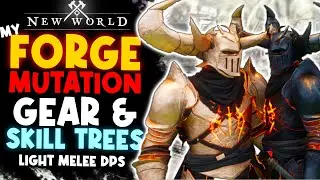 FOUR Abilities?! Empyrean Forge M10 Light DPS Gear & Skills: Greatsword & Spear ⚔️New World