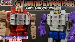 Transformers Legacy United G1 WINDSWEEPER- Comparison Time Review