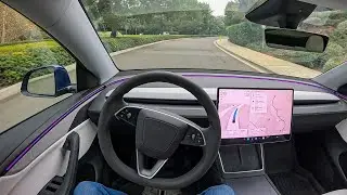 2026 Tesla Model Y Premium AWD - POV Test Drive (Binaural Audio)