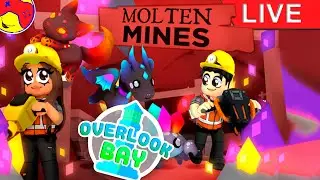 🌋 MOLTEN MINES в Overlook BAY. Ищем Босса! roblox Стрим с Мартой!